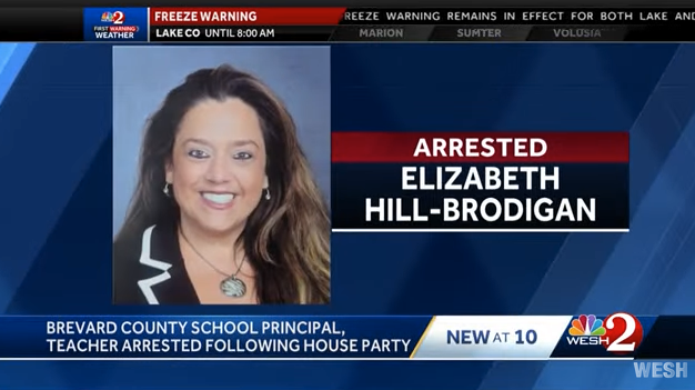 Roosevelt Elementary School principal's mugshot